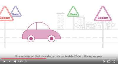 Car clocking, false mileage, MOT History Check